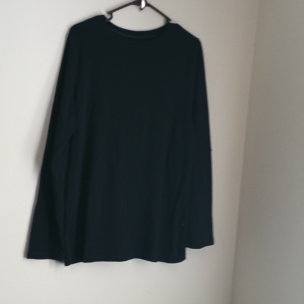 Venezia Blouse Women 14/16 Navy Blue Top Classic Preppy Versatile Office Dinner